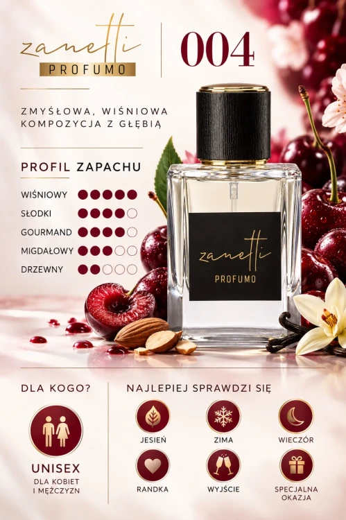 Zanetti 004 – perfumy wiśniowe unisex - profil zapachu i okazje.webp